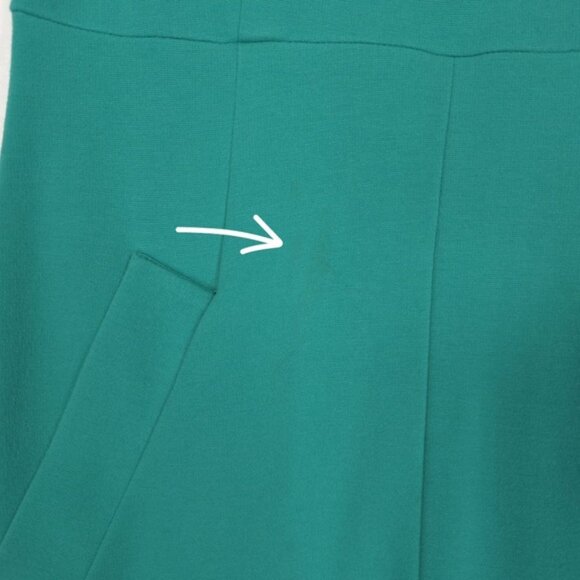 Diane Von Furstenberg Carpreena Mini Dress GREEN Size 6 Full Zipper Sleeveless - Picture 12 of 15